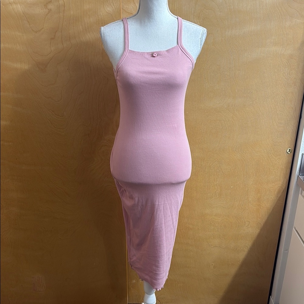 NWOT Urban Social Ribbed Pink Dress Size S